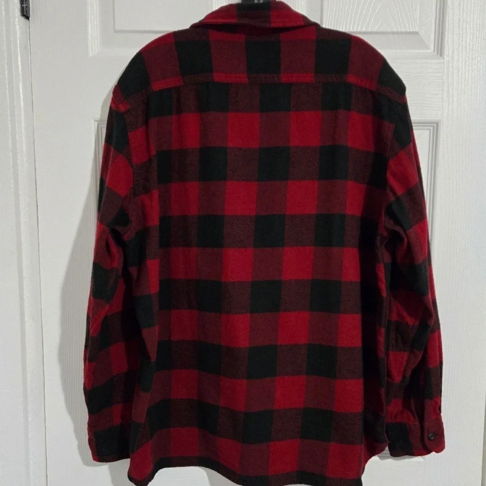100% Cotton Levi's Red and Black Checkered Men's Shirt